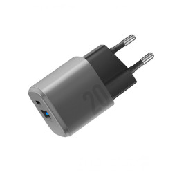 Сетевое зарядное устройство EnergEA Ampcharge GaN20 USB- C PD20+ USB- A QC18 20W купить в Уфе
