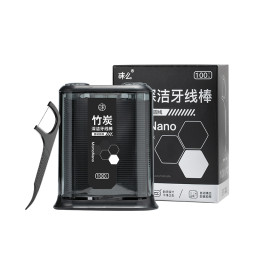 Зубная нить MomoNano с углем бамбука 50 шт купить в Уфе