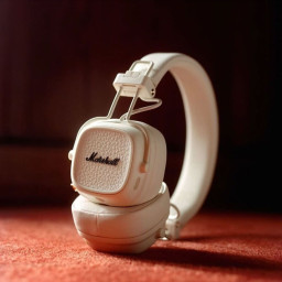 Беспроводные наушники Marshall Major V Bluetooth кремовые фото 2