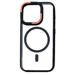 Накладка Duzon для iPhone 16 прозрачная/ черная купить в Уфе