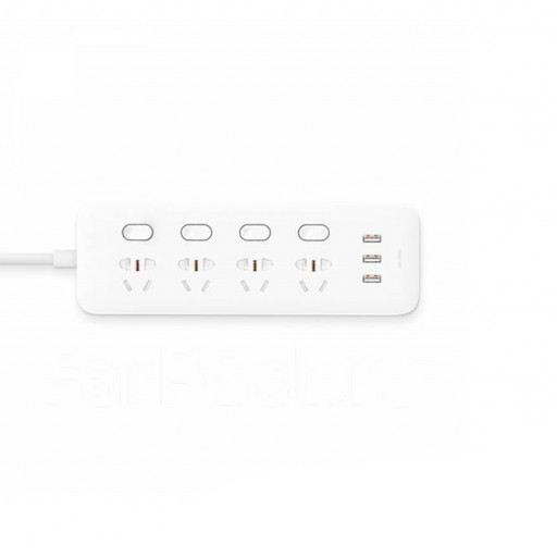 Удлинитель Mi Power Strip 3 USB 4 розетки белый Уфа купить в интернет-магазине