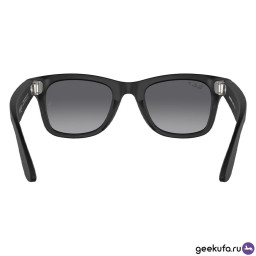 Умные очки Ray- Ban Smart Glasses Wayfarer RW4008 Matte Black/ Polar Gradient Graphite фото 2