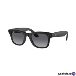 Умные очки Ray- Ban Smart Glasses Wayfarer RW4008 Matte Black/ Polar Gradient Graphite фото 1