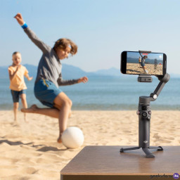 Стабилизатор DJI Osmo Mobile 7P Vlog Combo с передатчиком DJI Mic Mini Arctic White фото 1