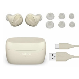 Беспроводные наушники Jabra Elite 5 бежевые фото 4