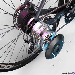 Электровелосипед HIMO Electric Bicycle C30S серый фото 3