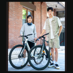 Электровелосипед HIMO Electric Bicycle C30R серый фото 6