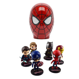 Портативная колонка Spider Man + набор фигурок Marvel и DC купить в Уфе