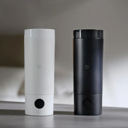 Термокружка Mijia Portable Electric Cup 2 синяя 350мл фото 4