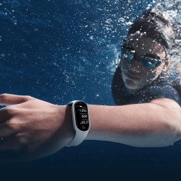 Фитнес браслет Xiaomi Smart Band 10 белый фото 4