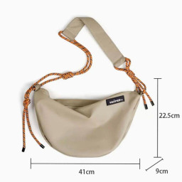 Сумка Vaoper One Shoulder Sports Dumpling Bag 41CM*9CM*22.5CM синяя фото 3