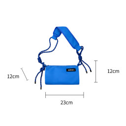 Сумка Vaoper One Shoulder Sports Pillow bag 23CM*12CM*12CM L26 синяя фото 4