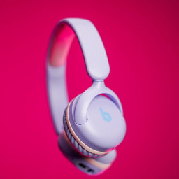 Детские беспроводные наушники BLUPEBBLE KD80 лавандовые фото 1