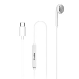 Проводной наушник Blupebble Type-C 1.2m белые купить в Уфе