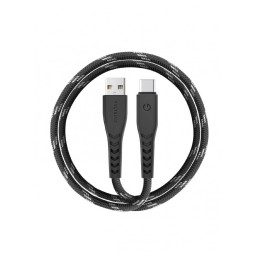 Кабель EnergEA NyloFlex USB-A to USB-C 5A 1.5m черный купить в Уфе