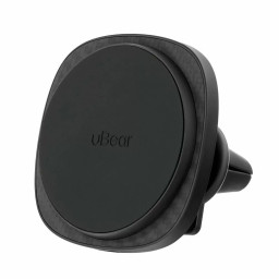 Автомобильный держатель с беспроводной зарядкой uBear Way Magnetic Car mount kevlar черный купить в Уфе