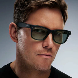 Умные очки Ray-Ban Smart Glasses Wayfarer RW4008 Matte Black/Transitions Graphite Green фото 4