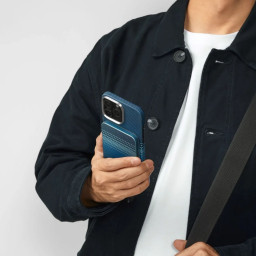 Внешний аккумулятор Pitaka Power Bank Aramid Fiber Qi2 5000mAh 15W Moonrise фото 3