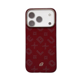 Чехол BlueO для iPhone 17 Pro Max Tactile Woven Air Aramid fiber Kevlar MagSafe красный купить в Уфе