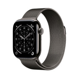 Умные часы Apple Watch Series 11 42 мм, корпус из титана цвета Slate, ремешок Milanese Loop цвета Slate купить в Уфе