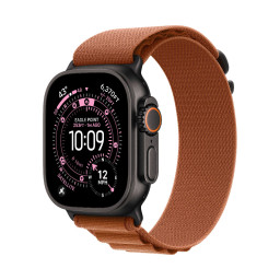 Умные часы Apple Watch Ultra 3 49 мм, корпус из титана цвета Black, ремешок Alpine Loop цвета Terra Cotta купить в Уфе