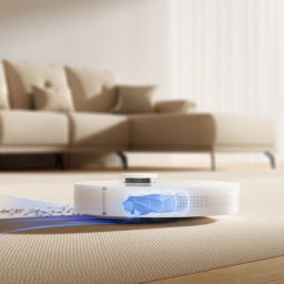 Моющий робот- пылесос Dreame F10 белый фото 3