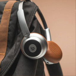 Беспроводные наушники Blupebble Echo Vintage Vibes серебристые фото 4