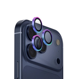 Защитное стекло для камеры Uniq iPhone 17 Pro/ 17 Pro Max OPTIX Camera Lens AluGuard Iridescent купить в Уфе