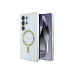 Чехол Guess для Samsung Galaxy S25 Ultra PC/TPU Glitter Circle Transparent Magsafe купить в Уфе