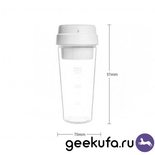 Портативный блендер Xiaomi 17PIN Star Firut Bottle 400ML белый Уфа купить в интернет-магазине