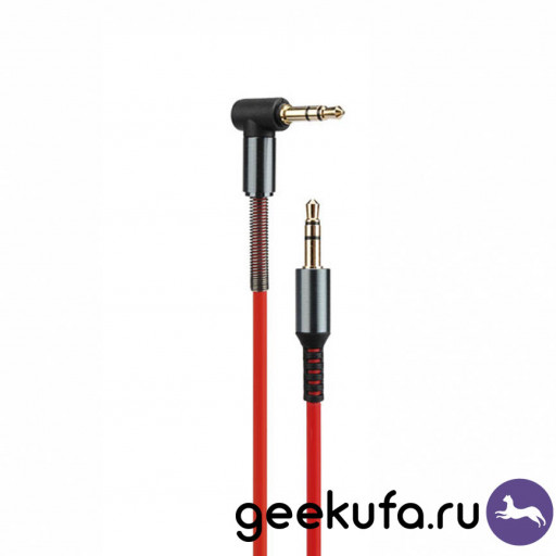 Аудио-кабель AUX HOCO UPA02 Smart Stile 1m красный Уфа купить в интернет-магазине