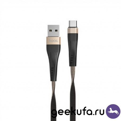 Lightning кабель Hoco U39 Slender Charging 1m золотой Уфа купить в интернет-магазине