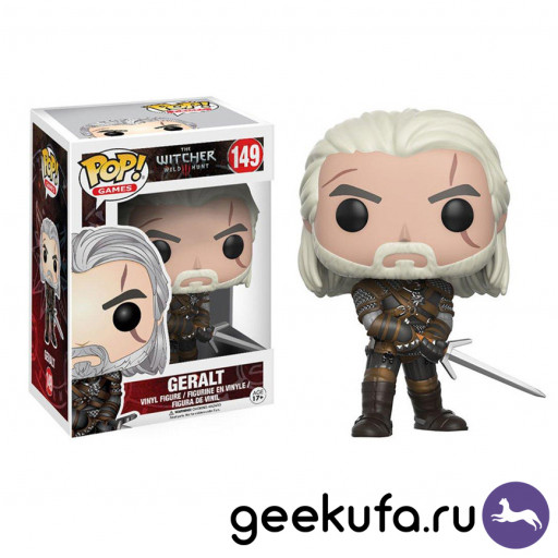 Фигурка Funko POP 149 The Witcher - Geralt 10cm Уфа купить в интернет-магазине