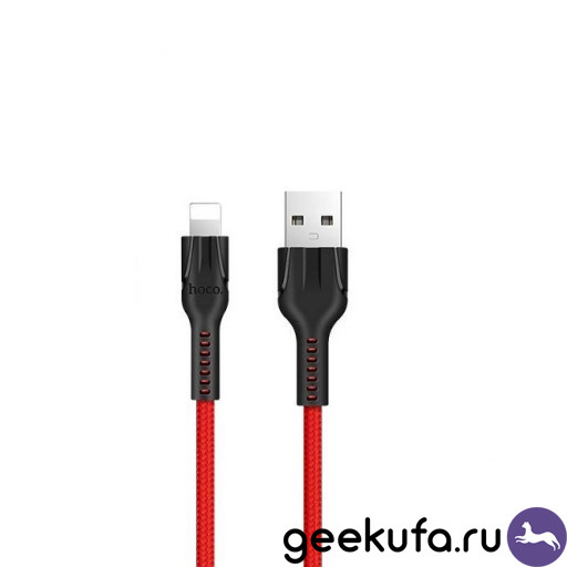 Lightning кабель Hoco U31 Benay 1,2m красный Уфа купить в интернет-магазине