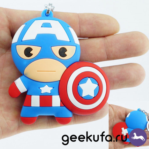 Брелок PVC baby Captain America Уфа купить в интернет-магазине