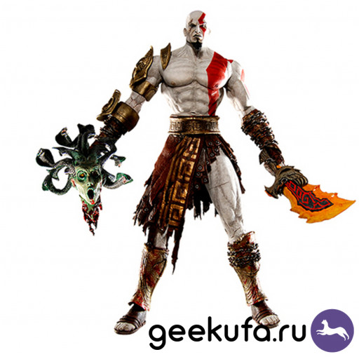 Фигурка из игры «God of War 2» Kratos with Medusa Head Уфа купить в интернет-магазине