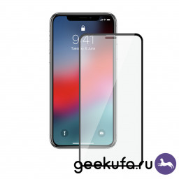 Защитное стекло Remax 3D для iPhone 11 Pro Max/ XS Max 0,3mm черное купить в Уфе