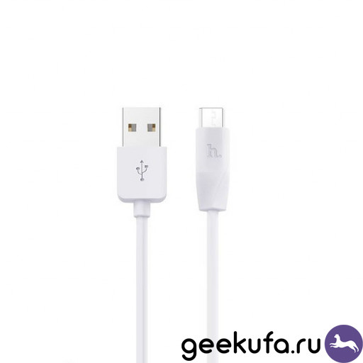 Micro USB кабель Hoco X1 Rapid Charging micro USB 1m белый Уфа купить в интернет-магазине