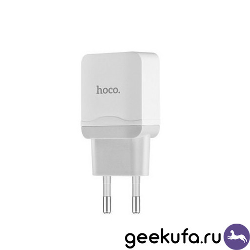 Сетевое зарядное устройство Hoco C22A 1USB charger 2.4A белое Уфа купить в интернет-магазине