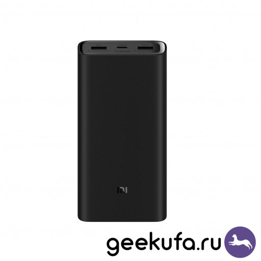 Внешний аккумулятор Xiaomi Mi Power Bank 3 Pro 20000 черный Уфа купить в интернет-магазине