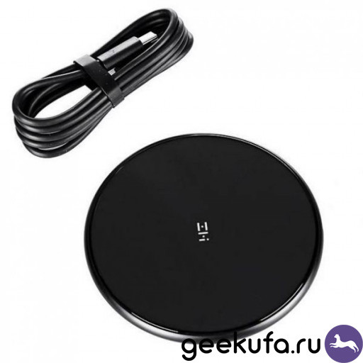 Беспроводная Qi зарядка Xiaomi ZMI Wireless Charger Type-C (WTX10) черная Уфа купить в интернет-магазине