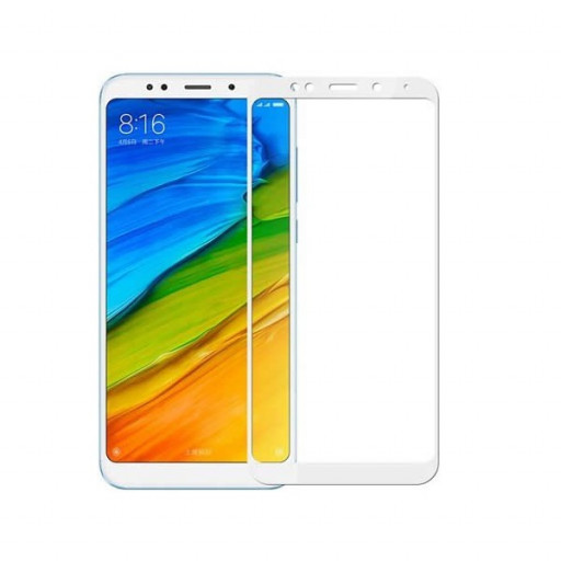 Защитное 3D стекло для телефона Redmi 5 (белое) Уфа купить в интернет-магазине