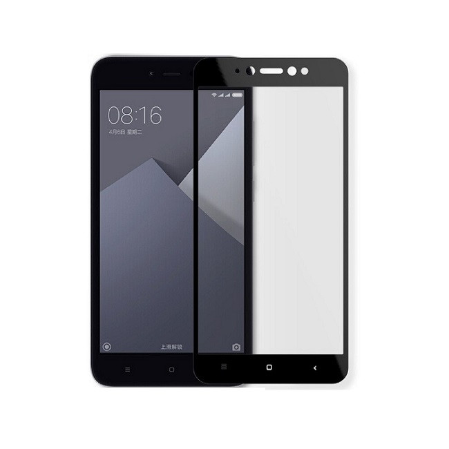 Защитное 3D стекло для телефона Redmi Note 5A (черное) Уфа купить в интернет-магазине