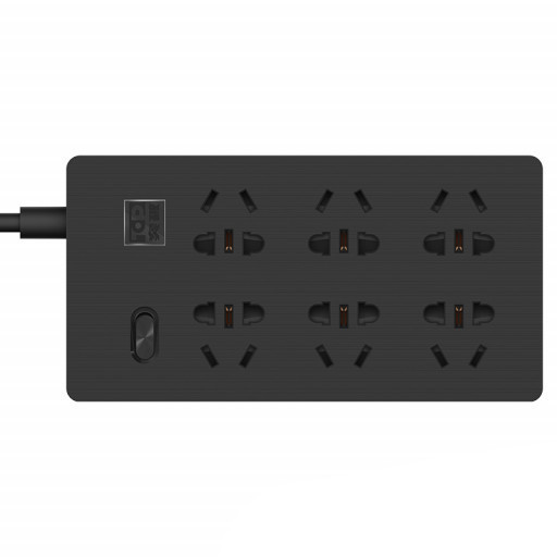 Патч-панель Xiaomi Aigo TC0601 Power Strip (6 розеток) черная Уфа купить в интернет-магазине