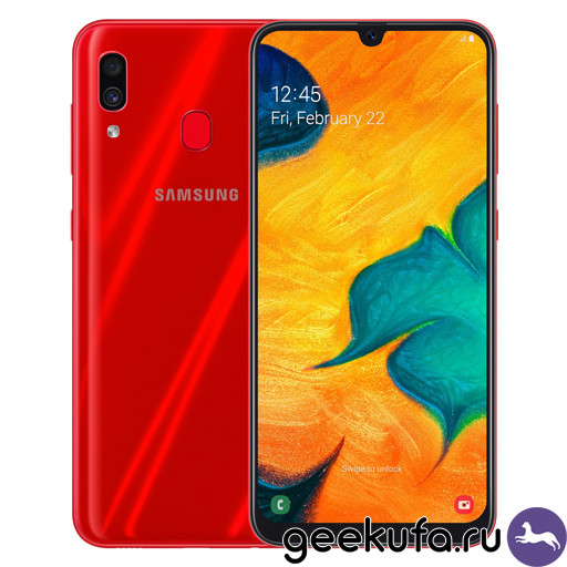 Купить смартфон Samsung Galaxy A30 4/64Gb Red по низкой цене в Уфе