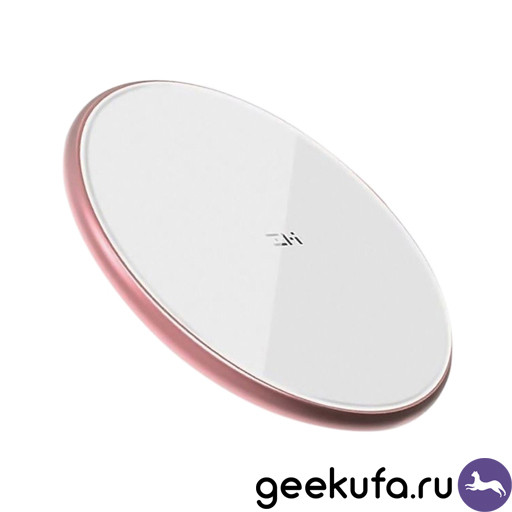 Беспроводная Qi зарядка Xiaomi ZMI Wireless Charger Type-C (WTX10) розовая Уфа купить в интернет-магазине
