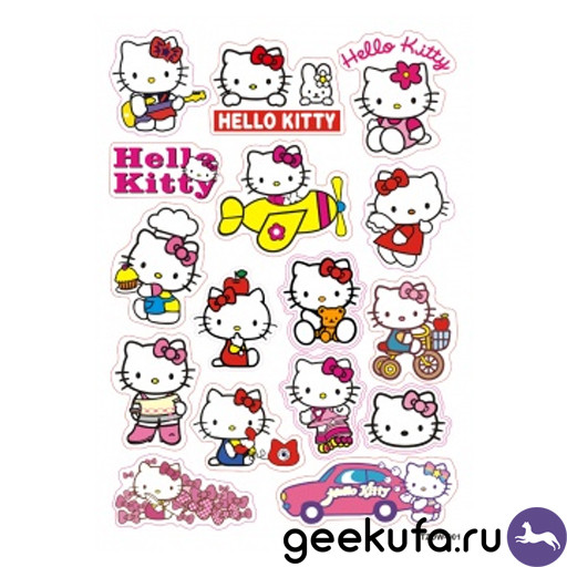 Sticker pack A4 Hello Kitty Уфа купить в интернет-магазине