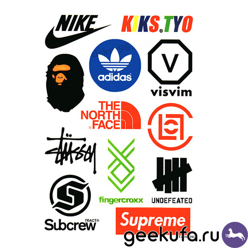Sticker pack A4 Logo set 042 Уфа купить в интернет-магазине