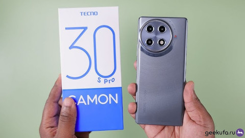 Camon 30S Pro: первый смартфон от Tecno с поддержкой беспроводной зарядки