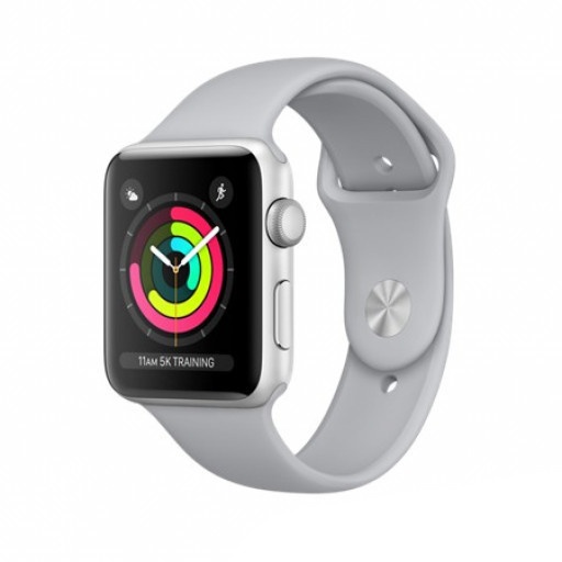 Часы Apple Watch Series 3 42mm Silver Aluminum Case with Fog Sport Band Уфа купить в интернет-магазине